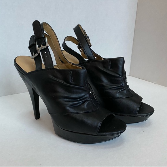 NWOB Nine West Open Toe Pumps, Size 6.5 - Picture 2 of 7